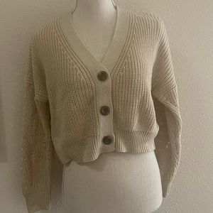 moon&madison cropped cardigan